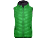 JN 1061 Ladies Down Vest green-carbon (Art.Nr.: LDVGC)